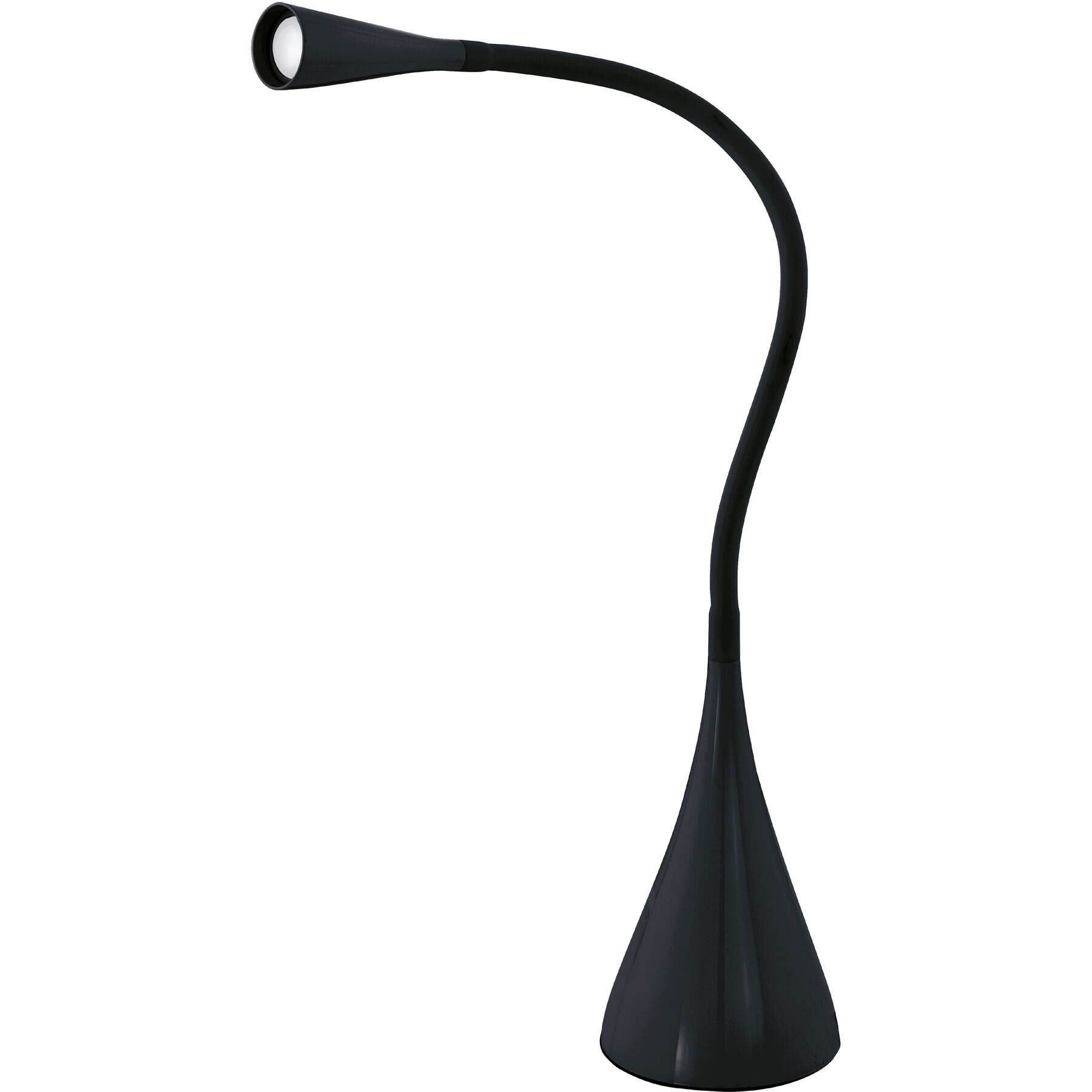 Eglo Schreibtischlampe Snapora Schwarz Aluminium/Kunststoff H 48.5 cm - LED - Lichtfarbe: Warmweiss - LED Energiesparlampen