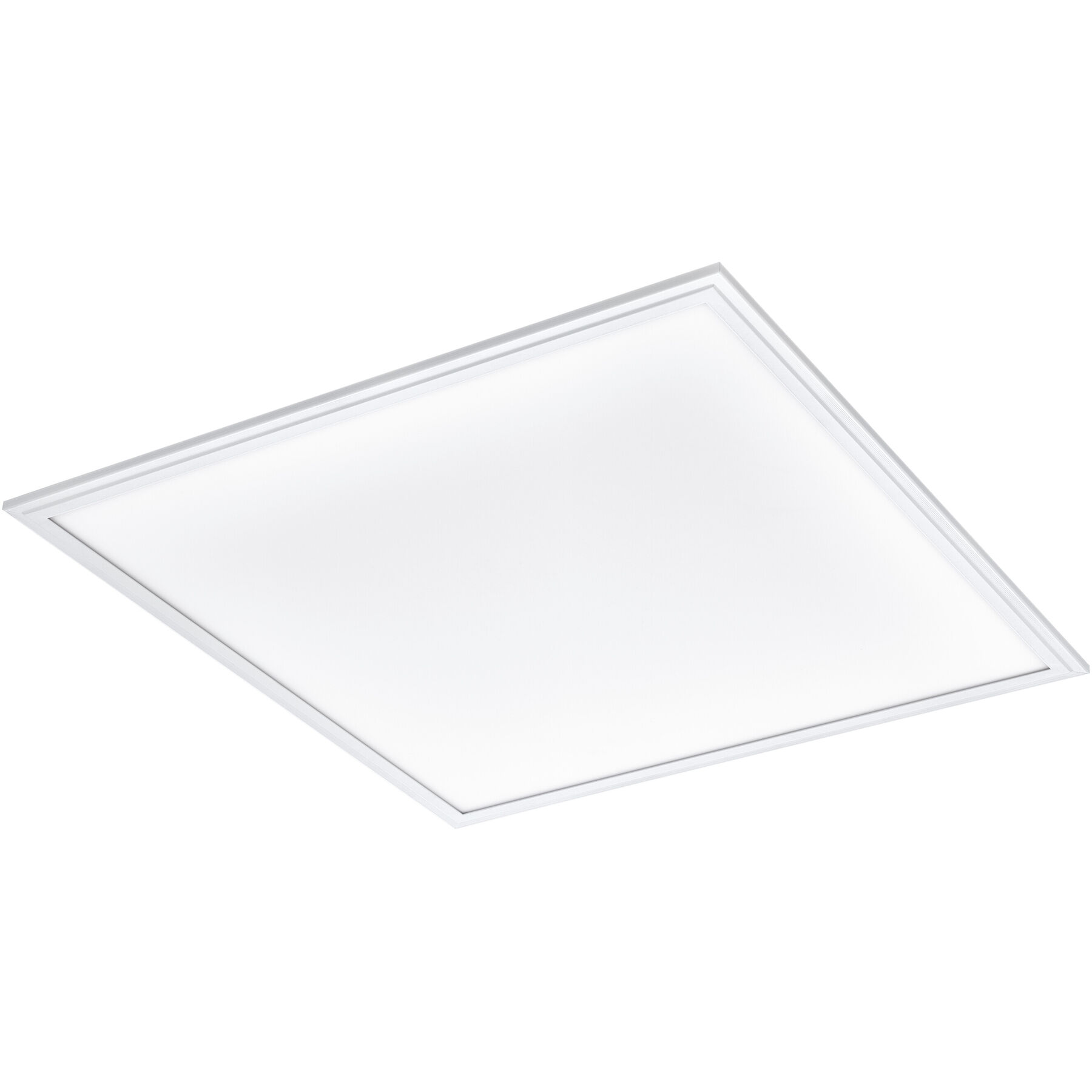 Eglo Deckenlampe Salobrena 1 Weiss Aluminium 4400 lm B 62 cm - LED - Lichtfarbe: Helles Neutralweiss- LED Energiesparlampe