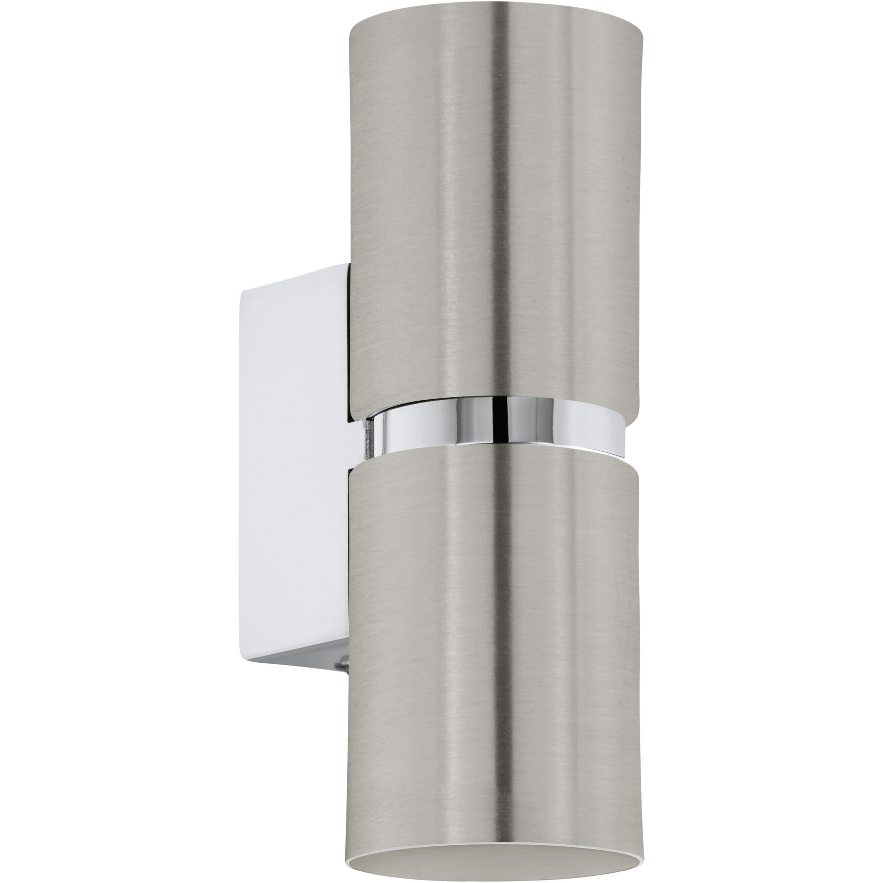 Eglo Wandlampe Passa Nickel-matt, chrom Stahl B 8.5 cm