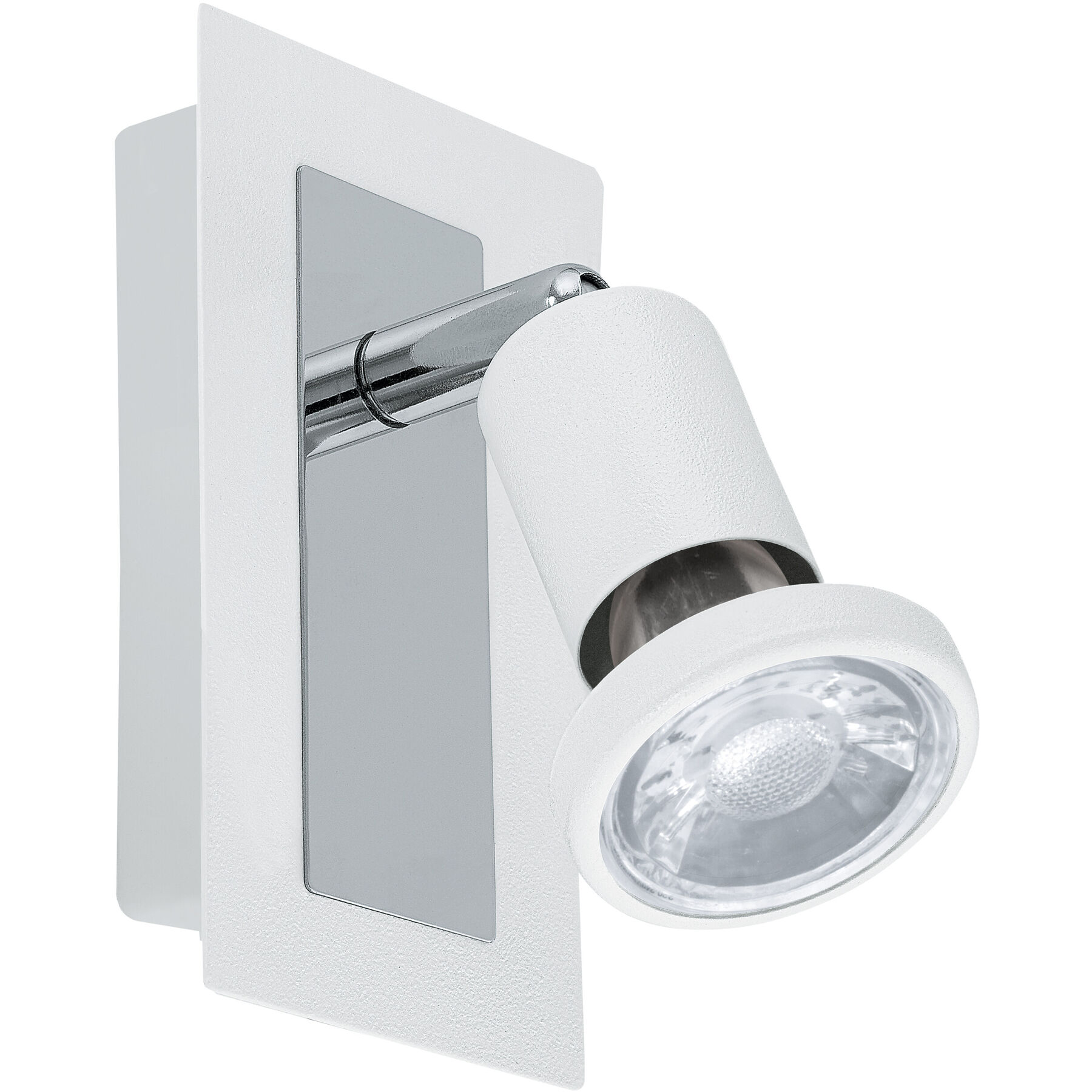 Eglo Spot Sarria Weiss, chrom Stahl B 13 cm
