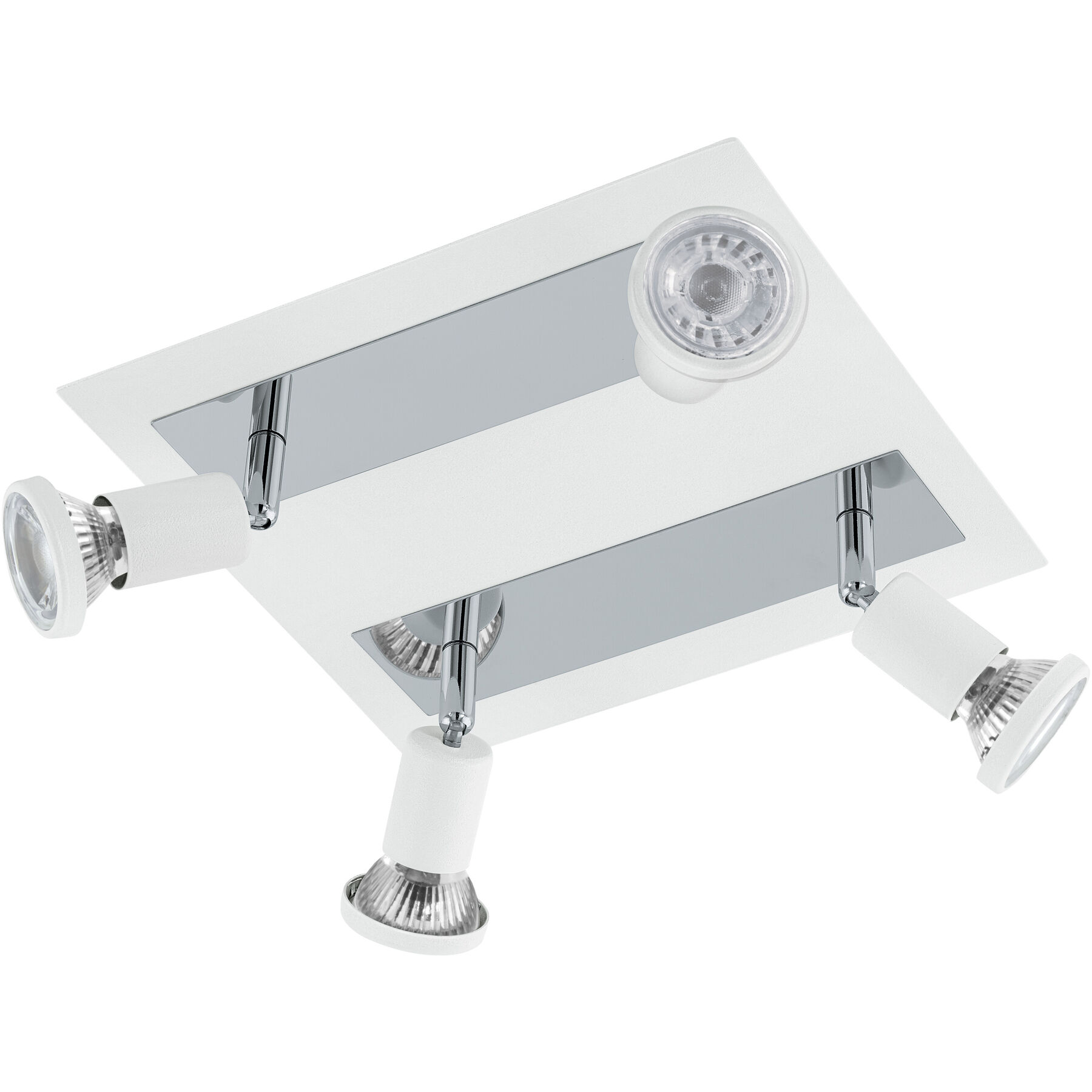 Eglo Spot Sarria Weiss, chrom Stahl B 13 cm