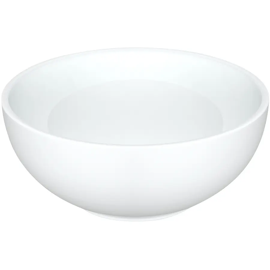 Schale Saturno weiss Porzellan B 14 T 14 cm