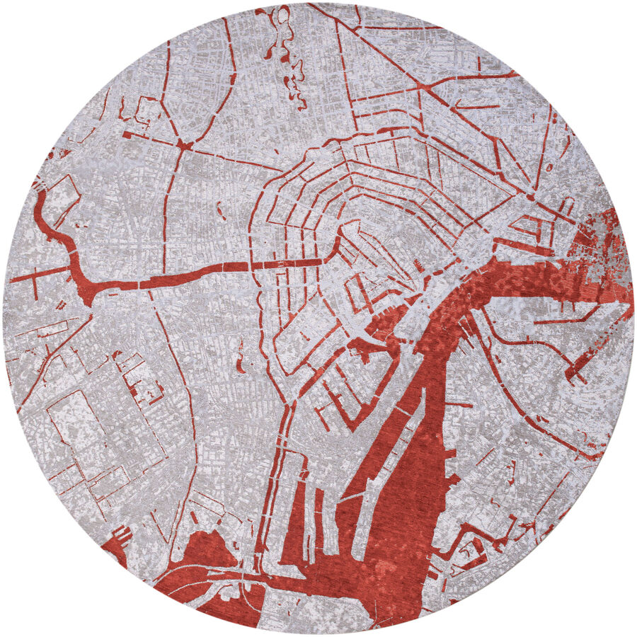 Teppich Amsterdam Orange Cut
