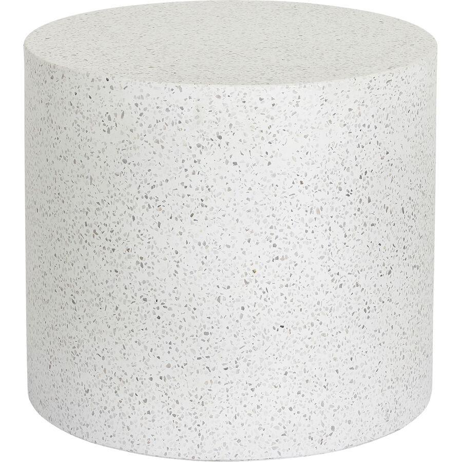 Beistelltisch Sienna weiss Zement B 40 H 35 cm
