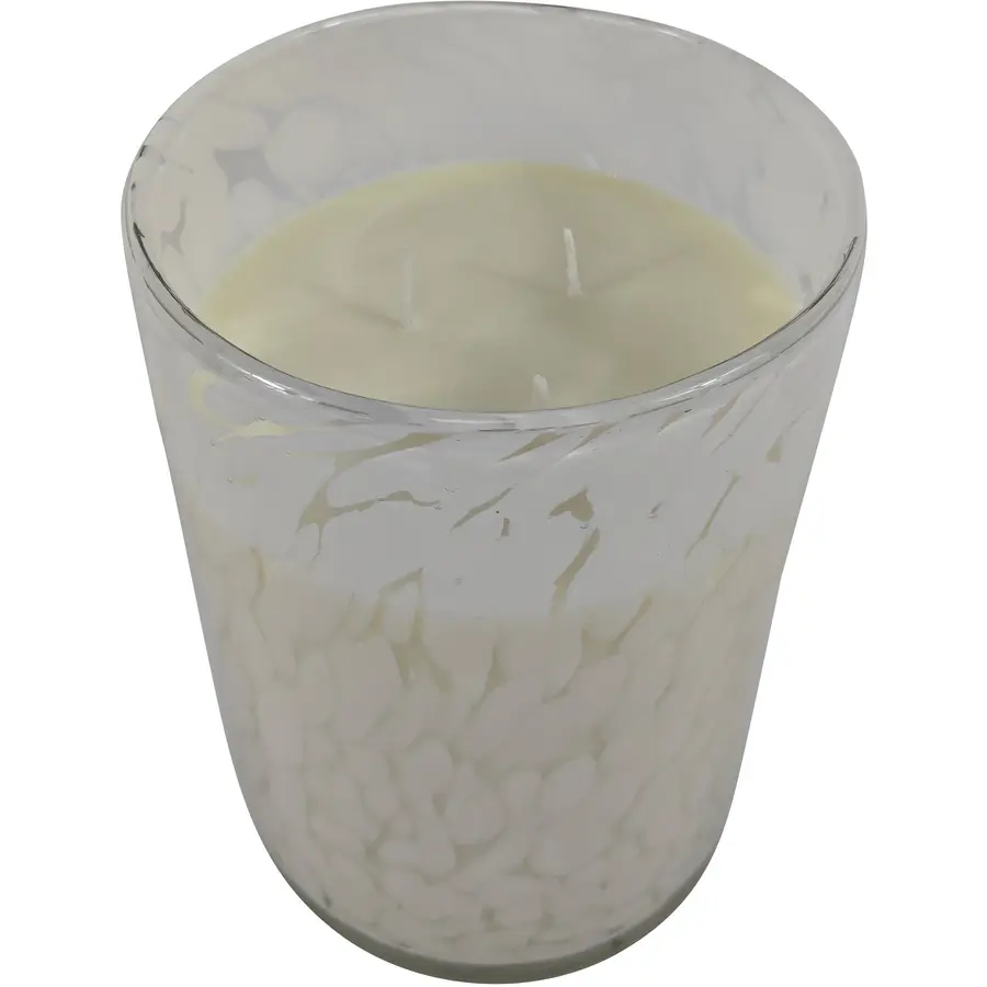 Kerze Natural weiss H 21 D 16 cm