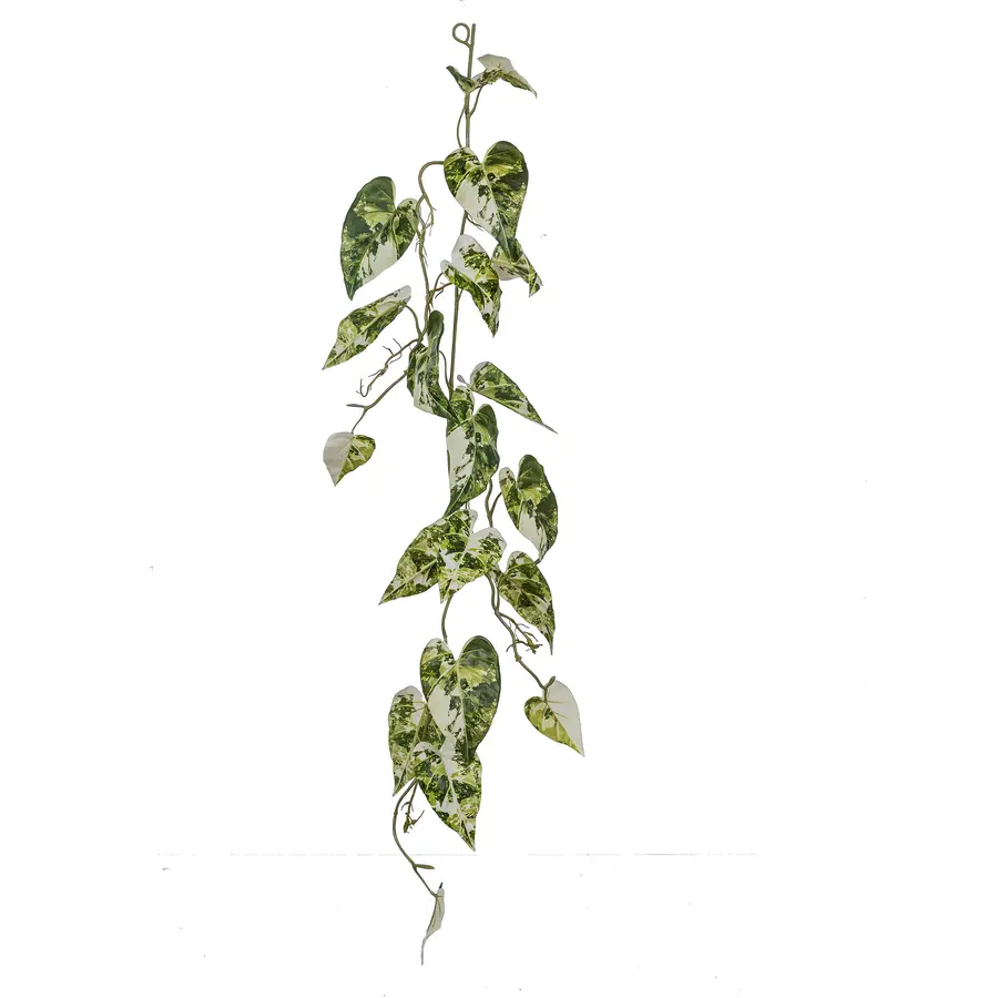 Girlande Kunstblume Scindapsusranke H123cm weiss