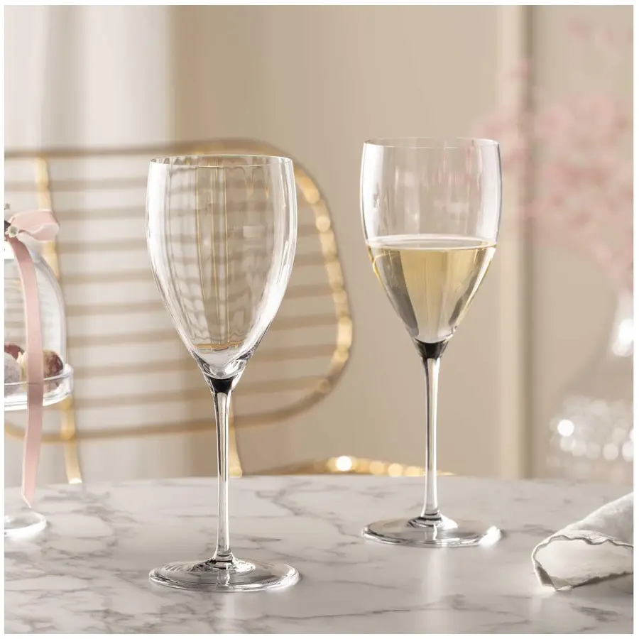 Weissweinglas Leonardo transparent Kristallglas H 22 cm 0.35 l 6 Stk