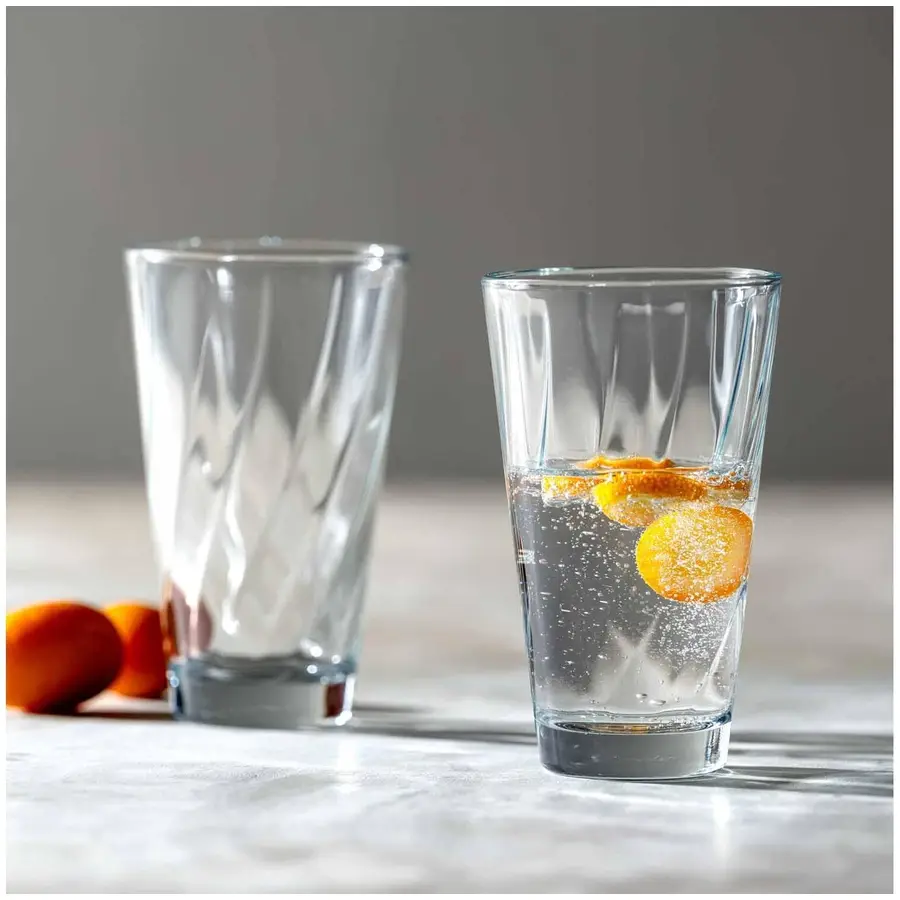 Trinkgläser-Set Leonardo transparent Glas H 13 cm 0.3 l 6 Stk
