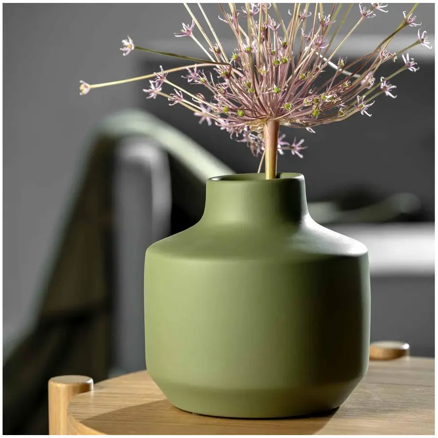 Vase Leonardo grün Keramik D 18 H 19 cm