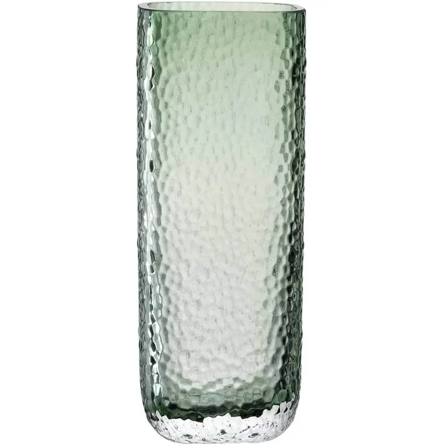 Vase Leonardo grün Glas D 8 H 27 cm