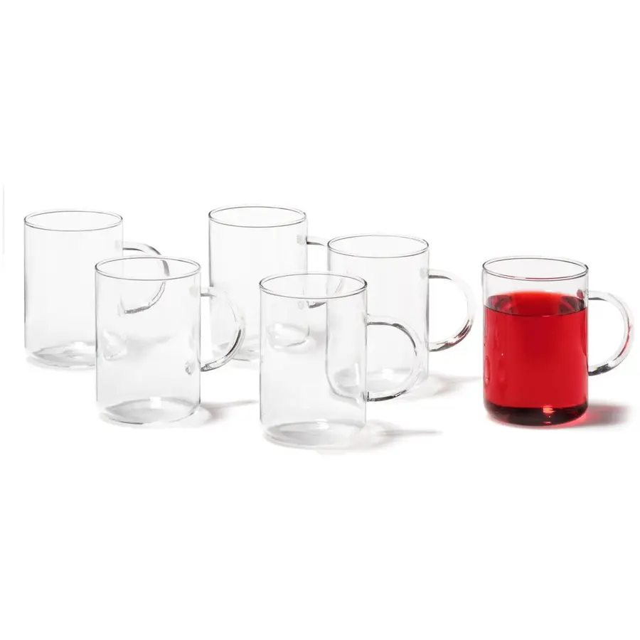 Teetasse Leonardo transparent Glas H 10 cm 360 l 6 Stk