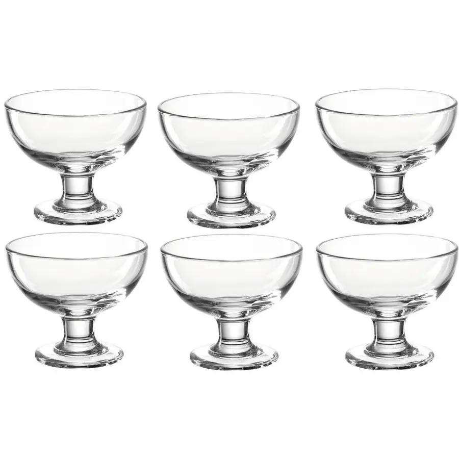 Dessertschalen-Set Leonardo transparent Glas B 15 T 15 cm