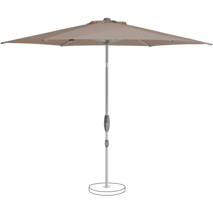 Suncomfort BY GLATZ Sonnenschirm Shell-Turn