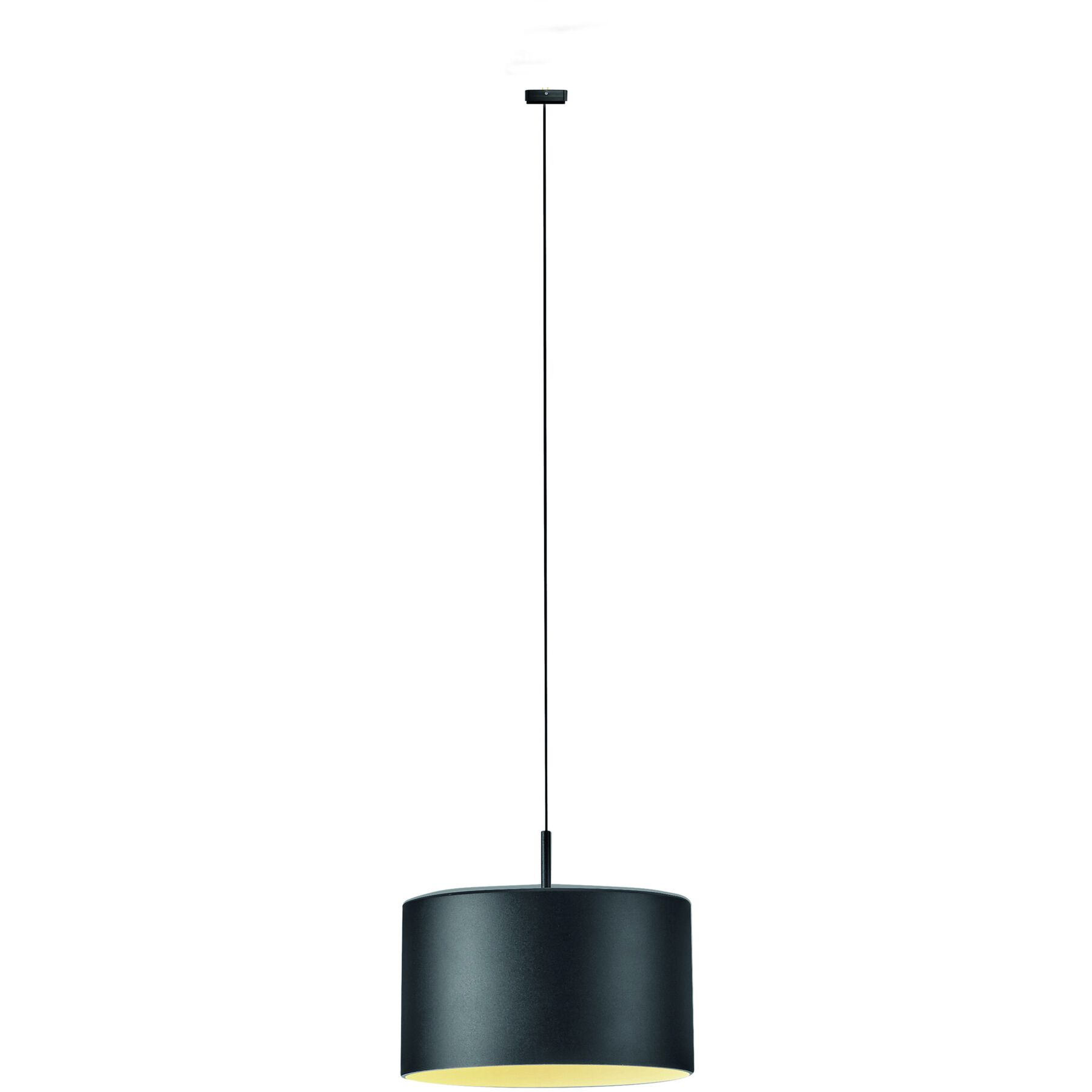 Bankamp Designer-Pendellampe Strada Pro Grand Metal schwarz Aluminium/Acryl 1700 lm Dimmbar - LED - Lichtfarbe: Extra warmweiss- LED Energiesparlampe
