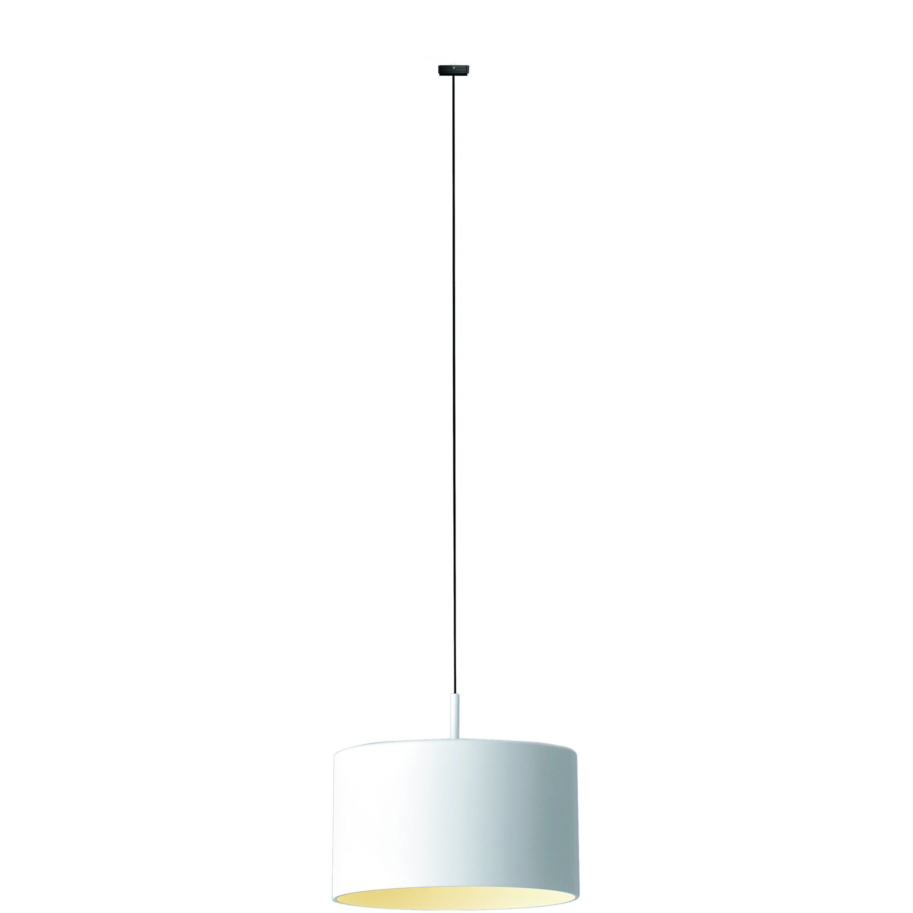 Bankamp Designer-Pendellampe Strada Pro Grand Metal weiss Aluminium/Acryl 1700 lm Dimmbar - LED - Lichtfarbe: Extra warmweiss- LED Energiesparlampe