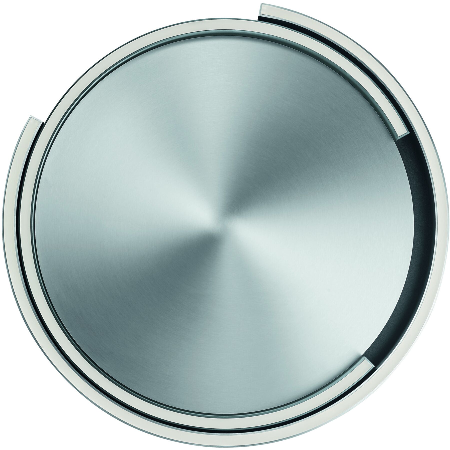 Bankamp Designer-Deckenlampe Rings Alu Matt Aluminium/Acryl 5100 lm Dimmbar - LED - Lichtfarbe: Extra warmweiss- LED Energiesparlampe