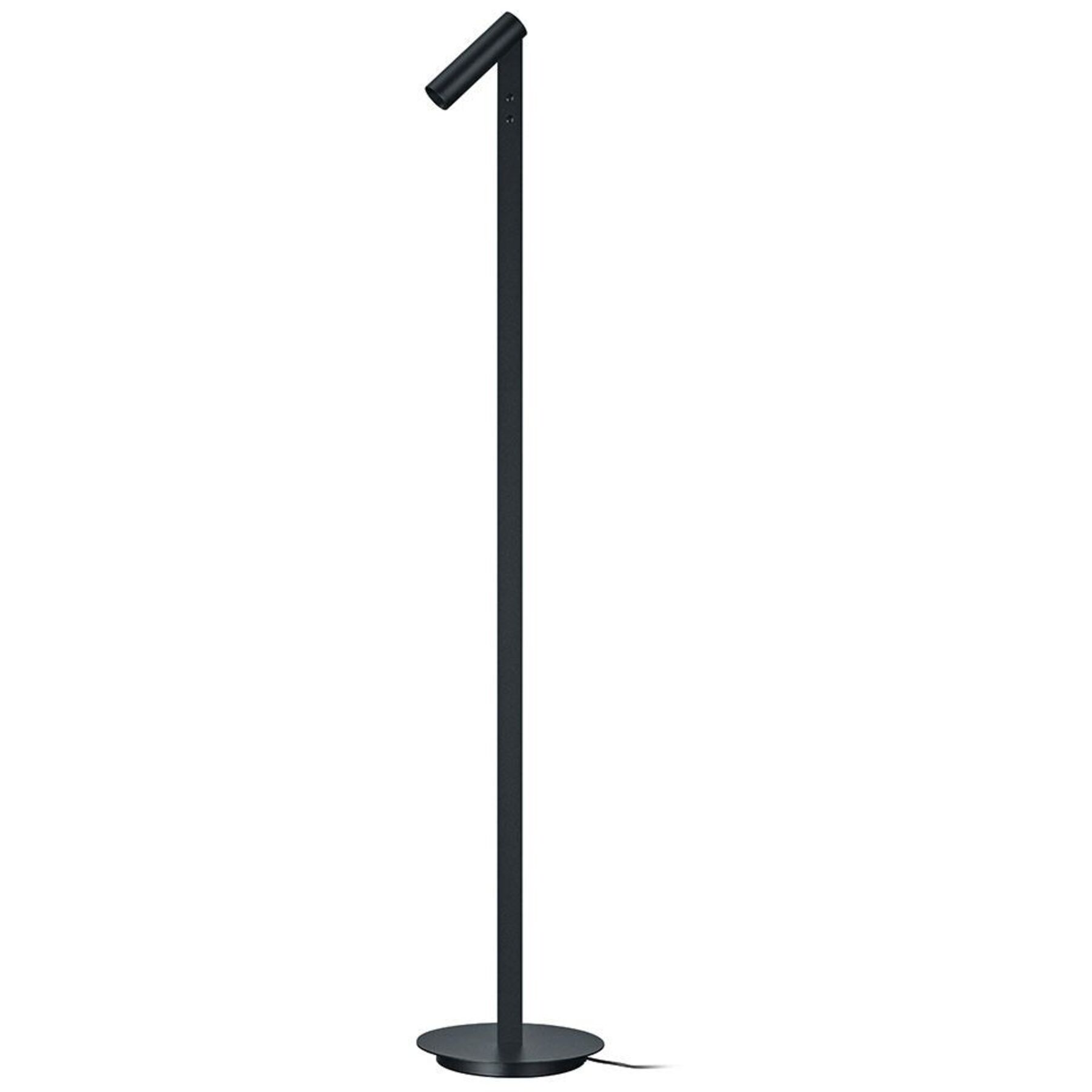 Bankamp Designer-Stehlampe Spot Schwarz Eisen/Aluminium/Acryl 3020 lm Dimmbar H 120 cm - LED - Lichtfarbe: Extra warmweiss - LED Energiesparlampen