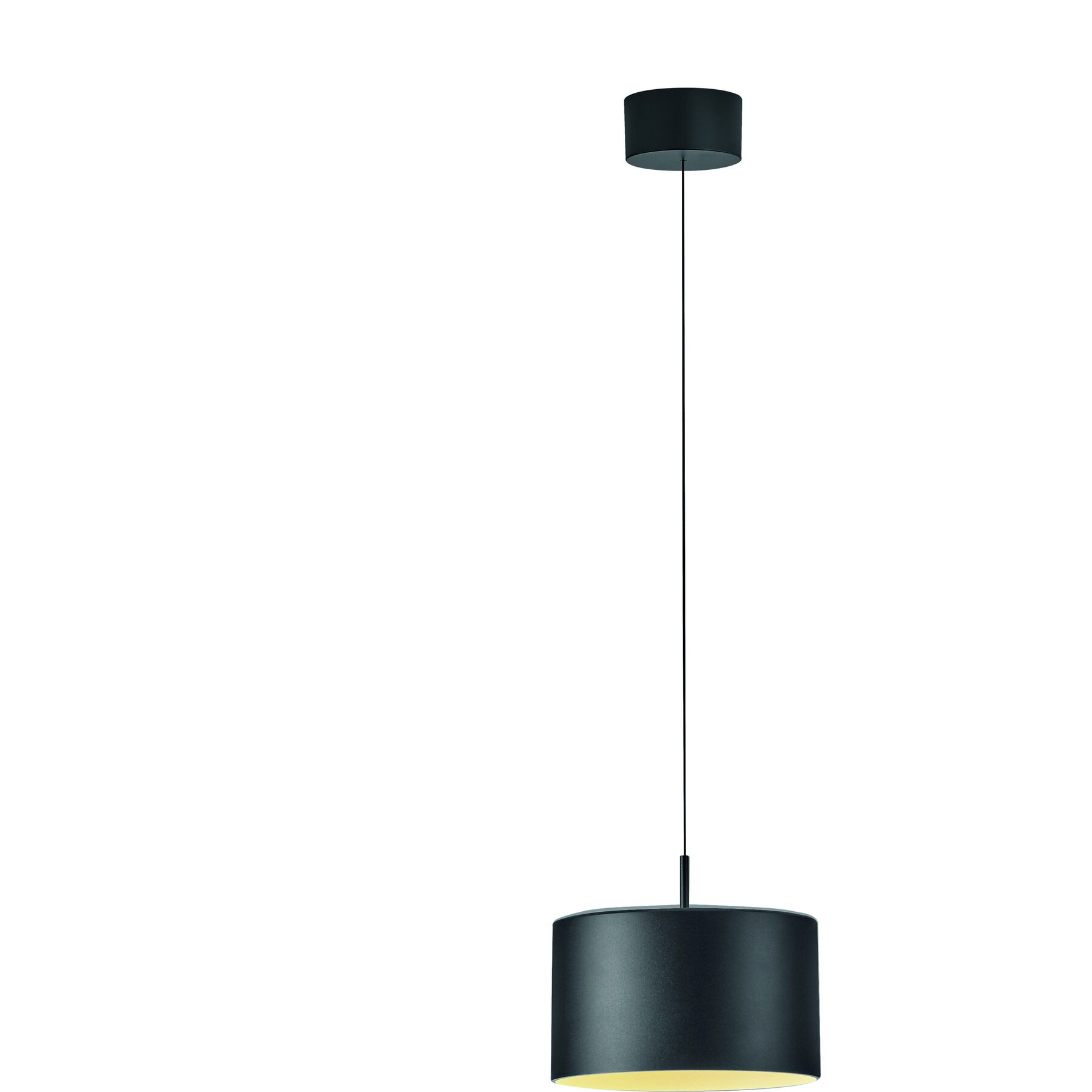 Bankamp Designer-Pendellampe Grand Metal Schwarz Aluminium/Eisen/Acryl 1700 lm Dimmbar - LED - LED Energiesparlampen