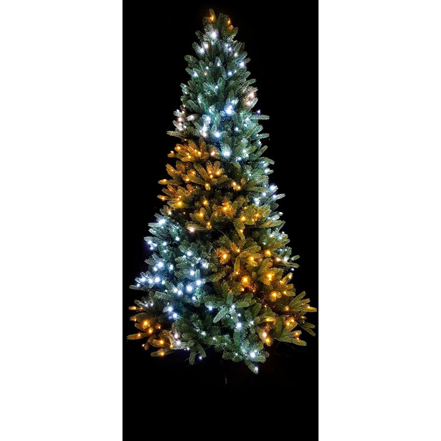 Albero di Natale Twinkly Verde 210 cm - Colore: verde scuro - Albero di Natale