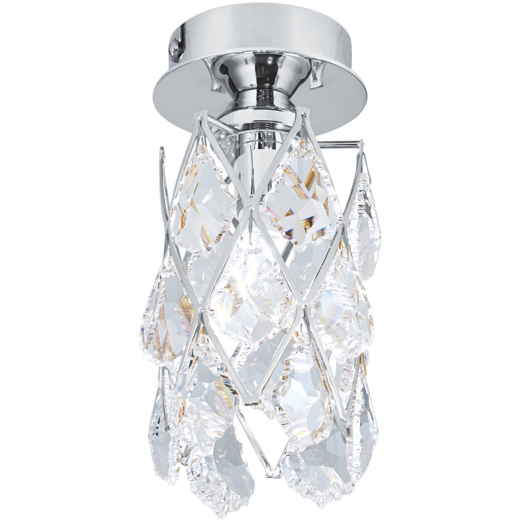 Deckenlampe Rita chrom Stahl