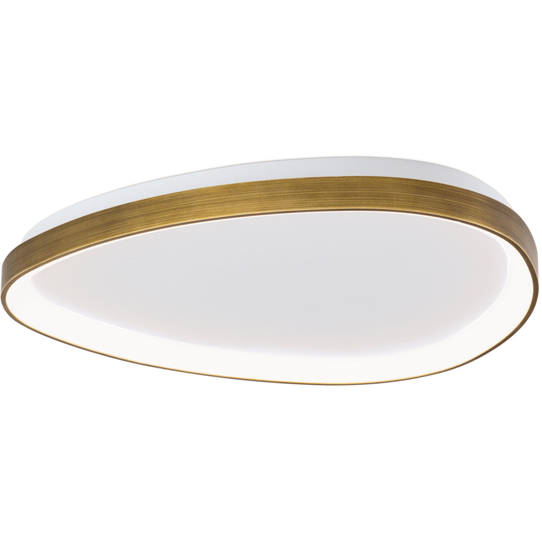 Deckenlampe Charlie Altmessing Aluminium - Lichtfarbe: Warmweiss