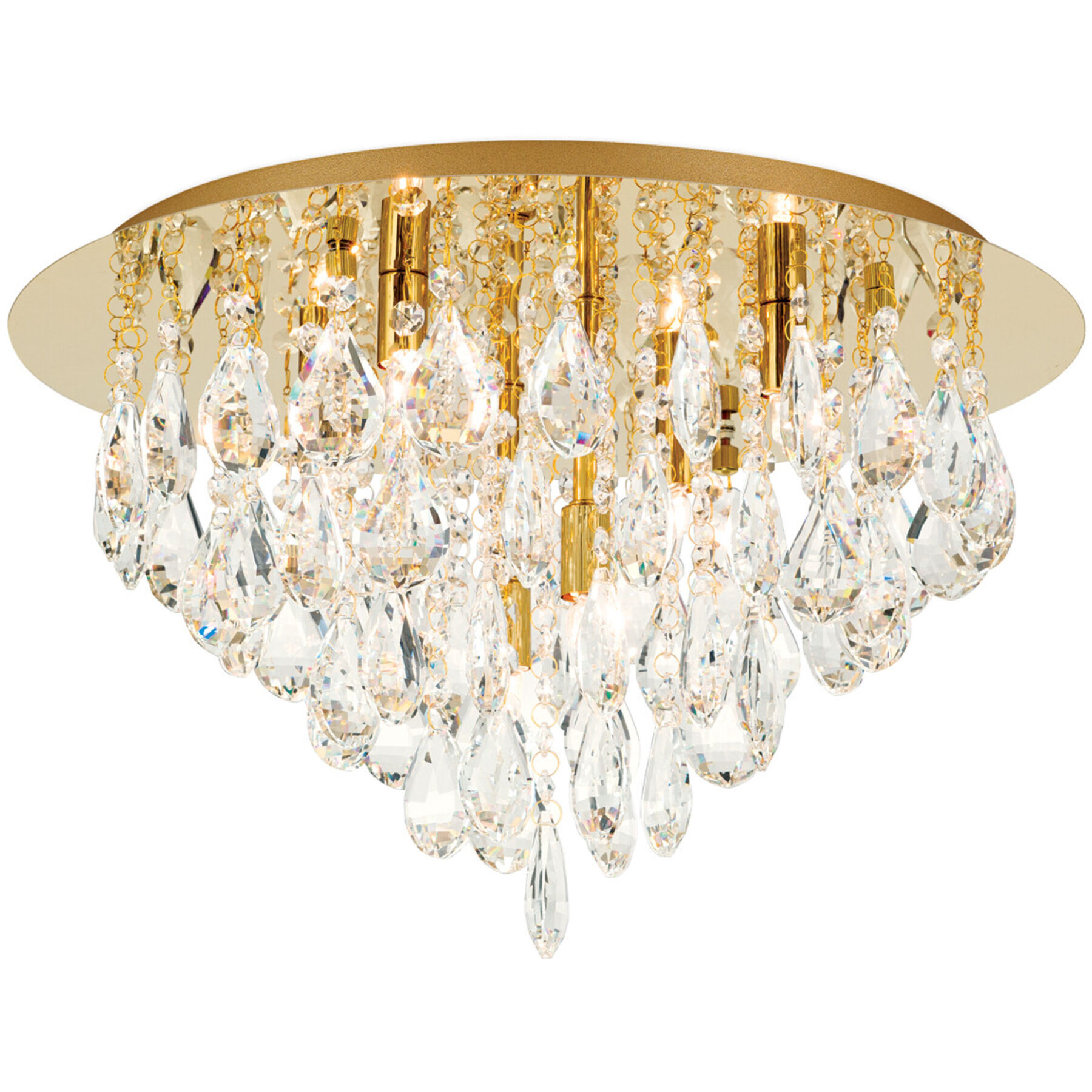 Deckenlampe Celeste gold Stahl