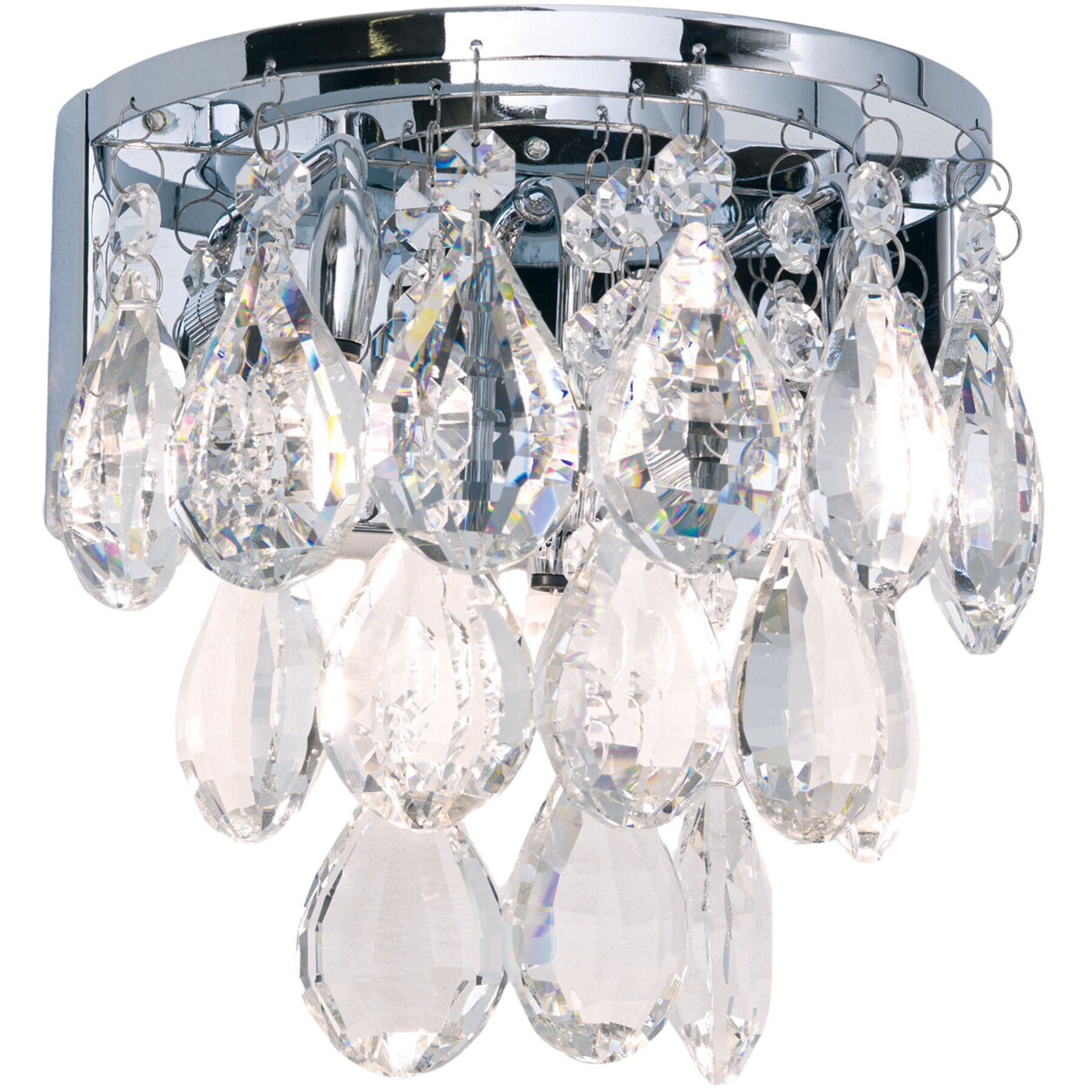 Wandlampe Celeste chrom Stahl B 17.5 cm
