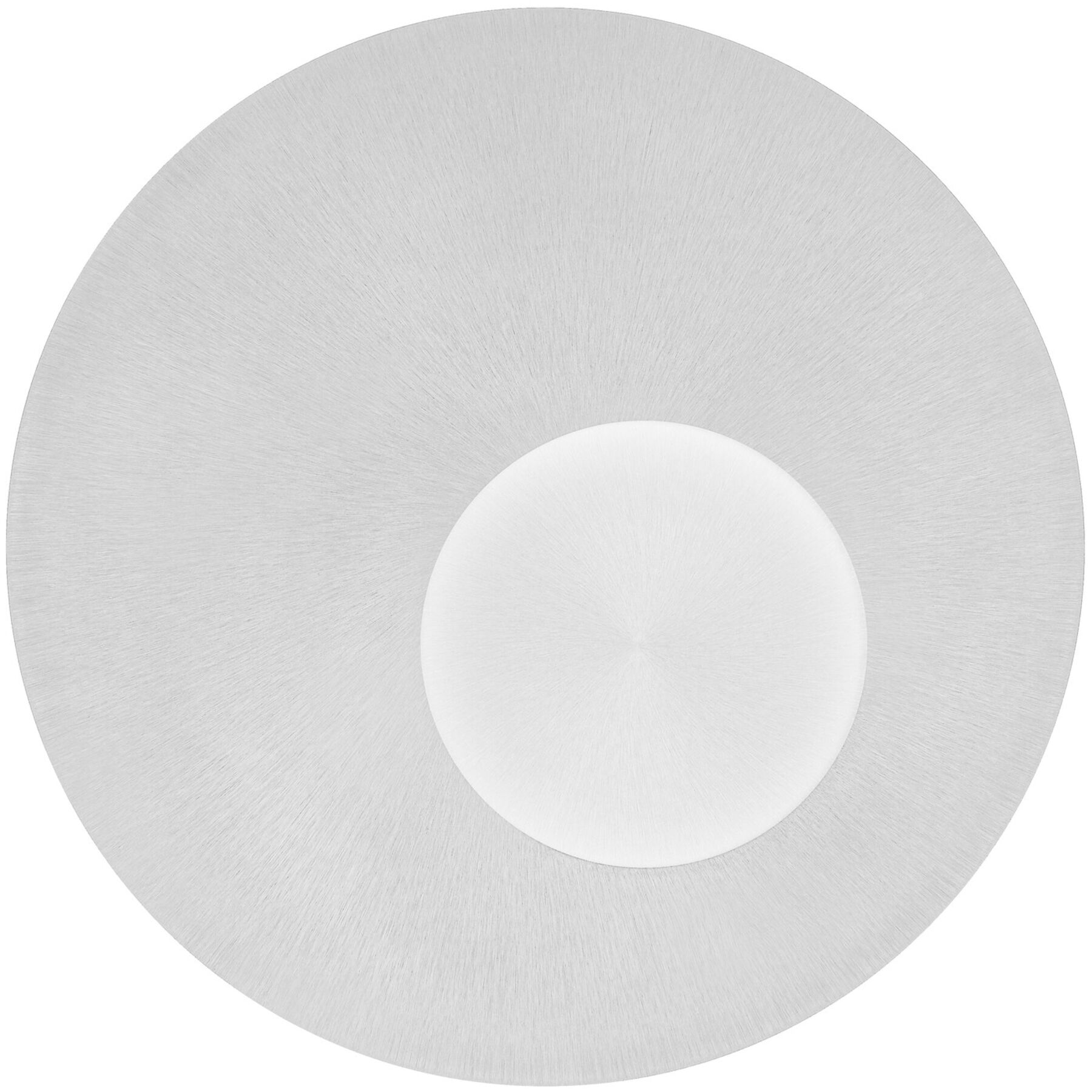 Deckenlampe Stella weiss Metall 7700 lm Dimmbar B 60 cm - LED - Lichtfarbe: Extra warmweiss - Kaltes Tagesweiss- LED Energiesparlampe