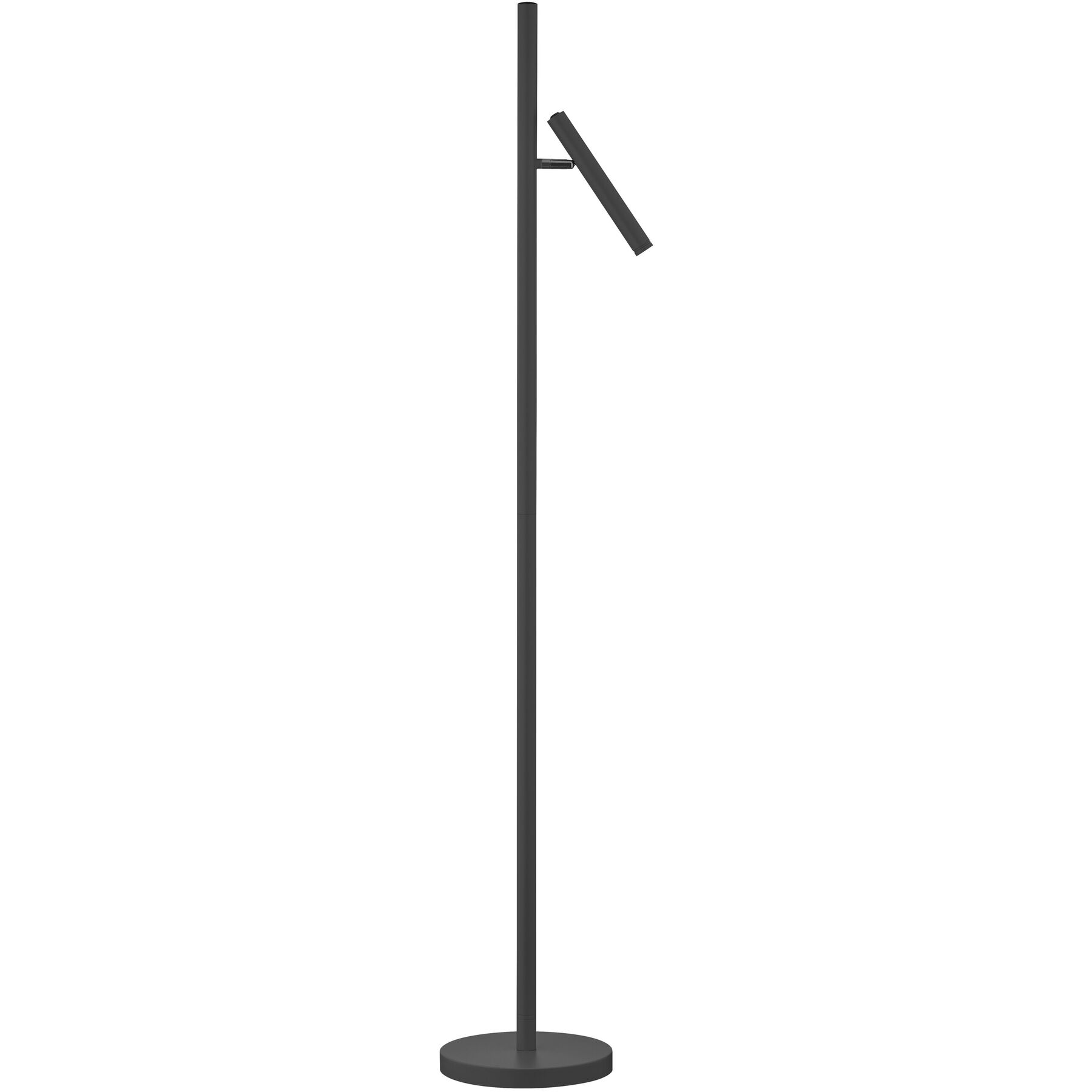 Stehlampe Streak schwarz Metall 170 lm H 134 cm - LED - Lichtfarbe: Extra warmweiss - LED Energiesparlampen