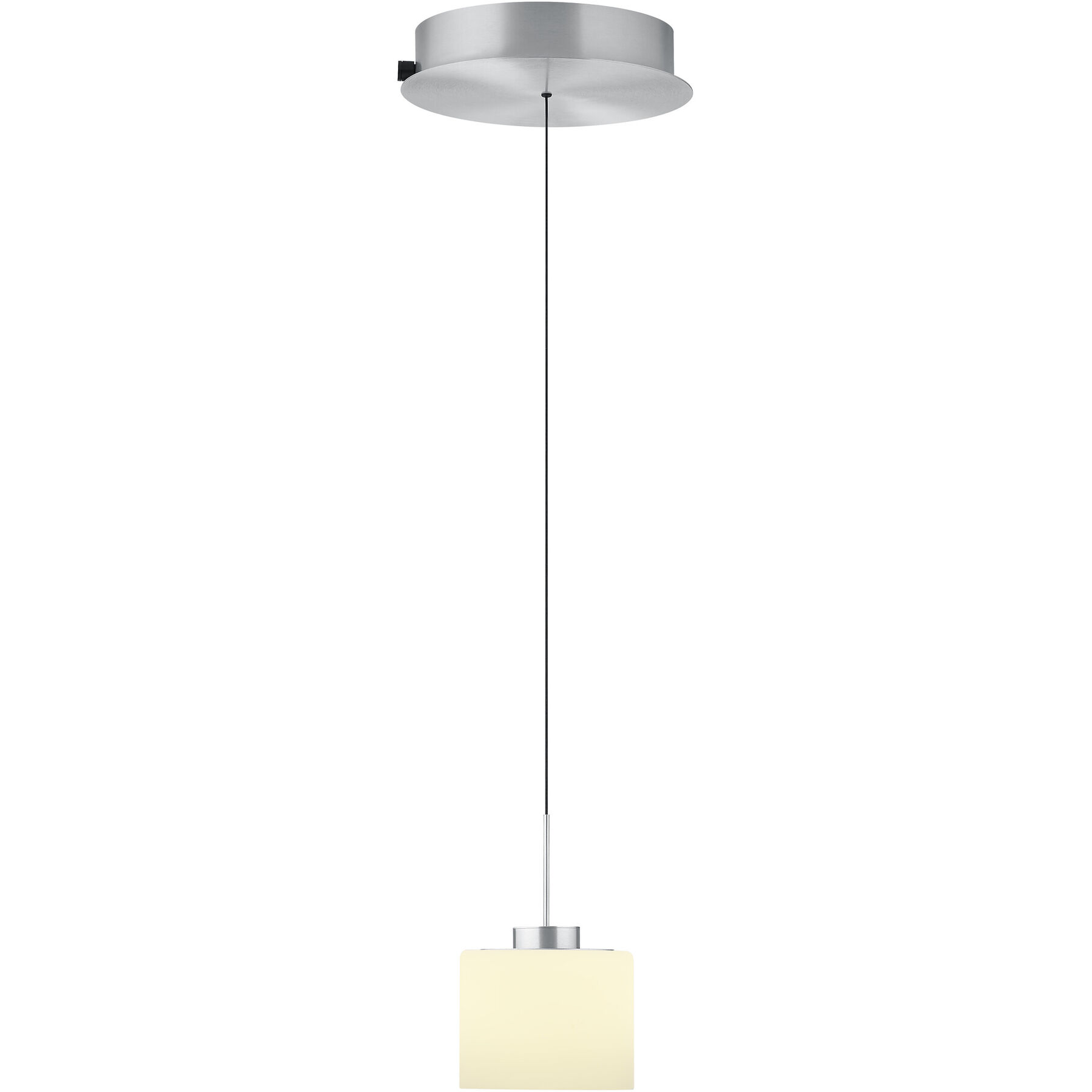 Pendellampe Abby Aluminium eloxiert Metall 700 lm Dimmbar B 15 cm - LED - Lichtfarbe: Extra warmweiss- LED Energiesparlampe