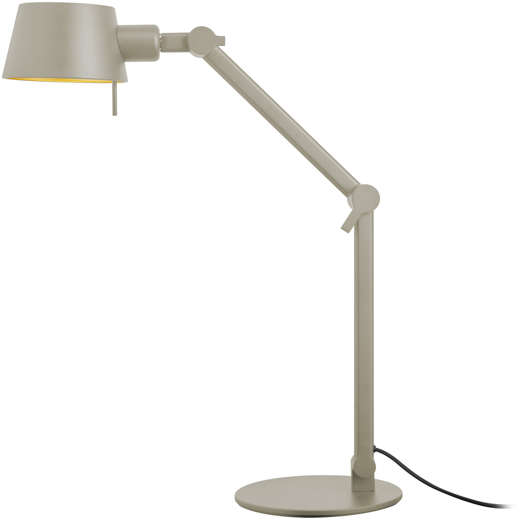 Tischlampe Medo sand Metall H 93 cm