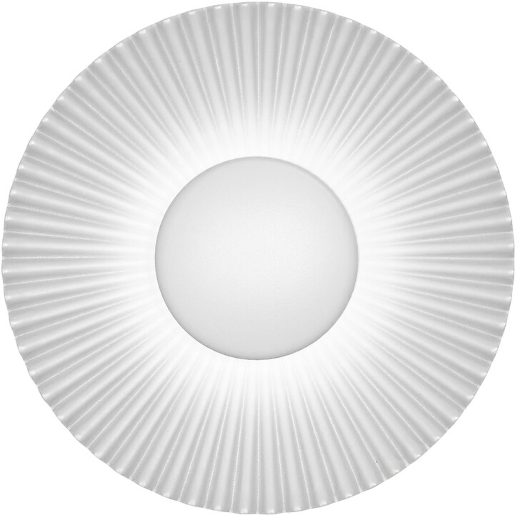Wandlampe Shelly Weiss Metall 640 lm B 16 cm - LED - Lichtfarbe: Extra warmweiss - LED Energiesparlampen