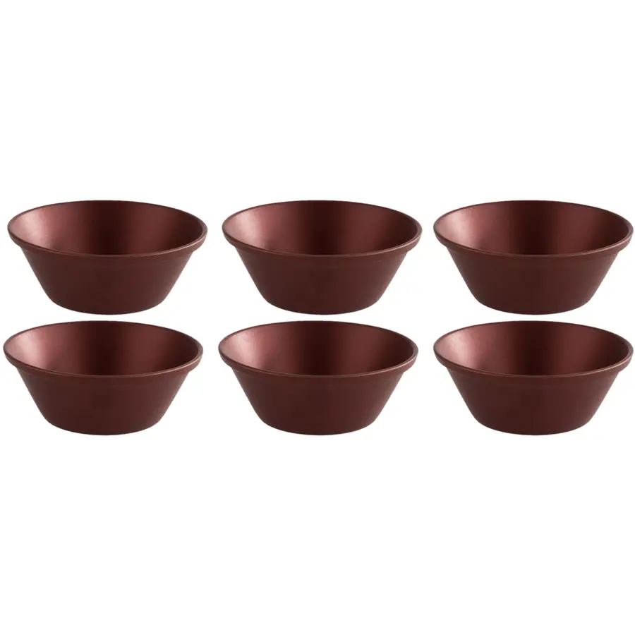 Schälchen-Set Aps rot Edelstahl D 6 cm 6 Stk