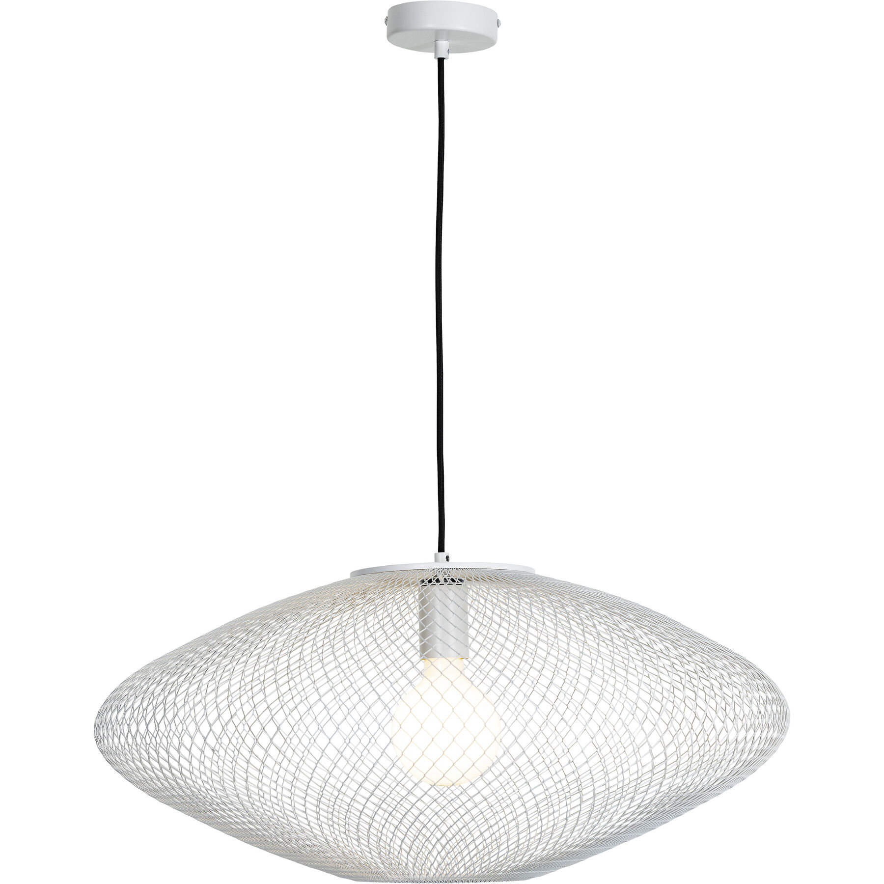 Pendellampe Amour weiss Metall B 60 cm