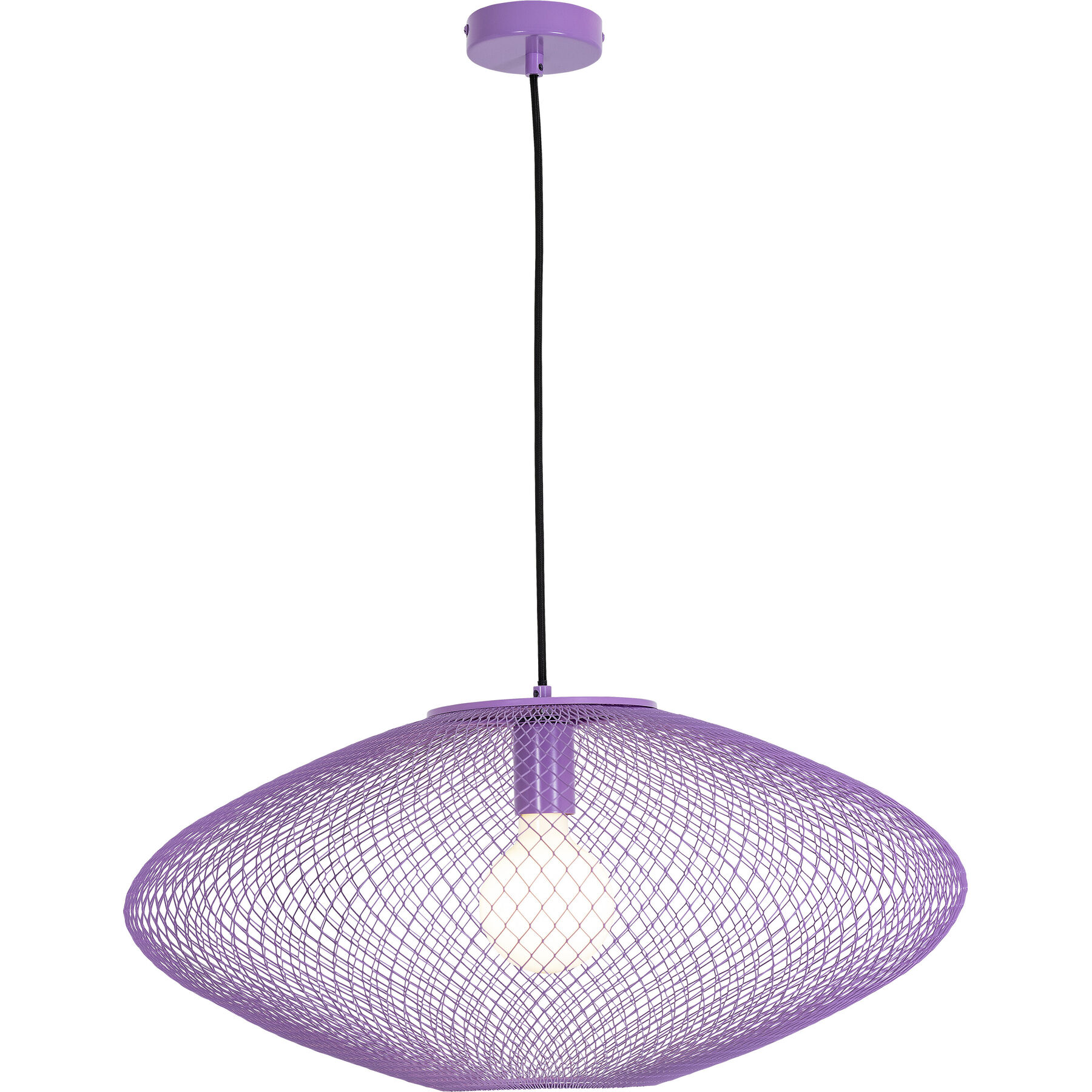 Pendellampe Amour lila Metall B 60 cm