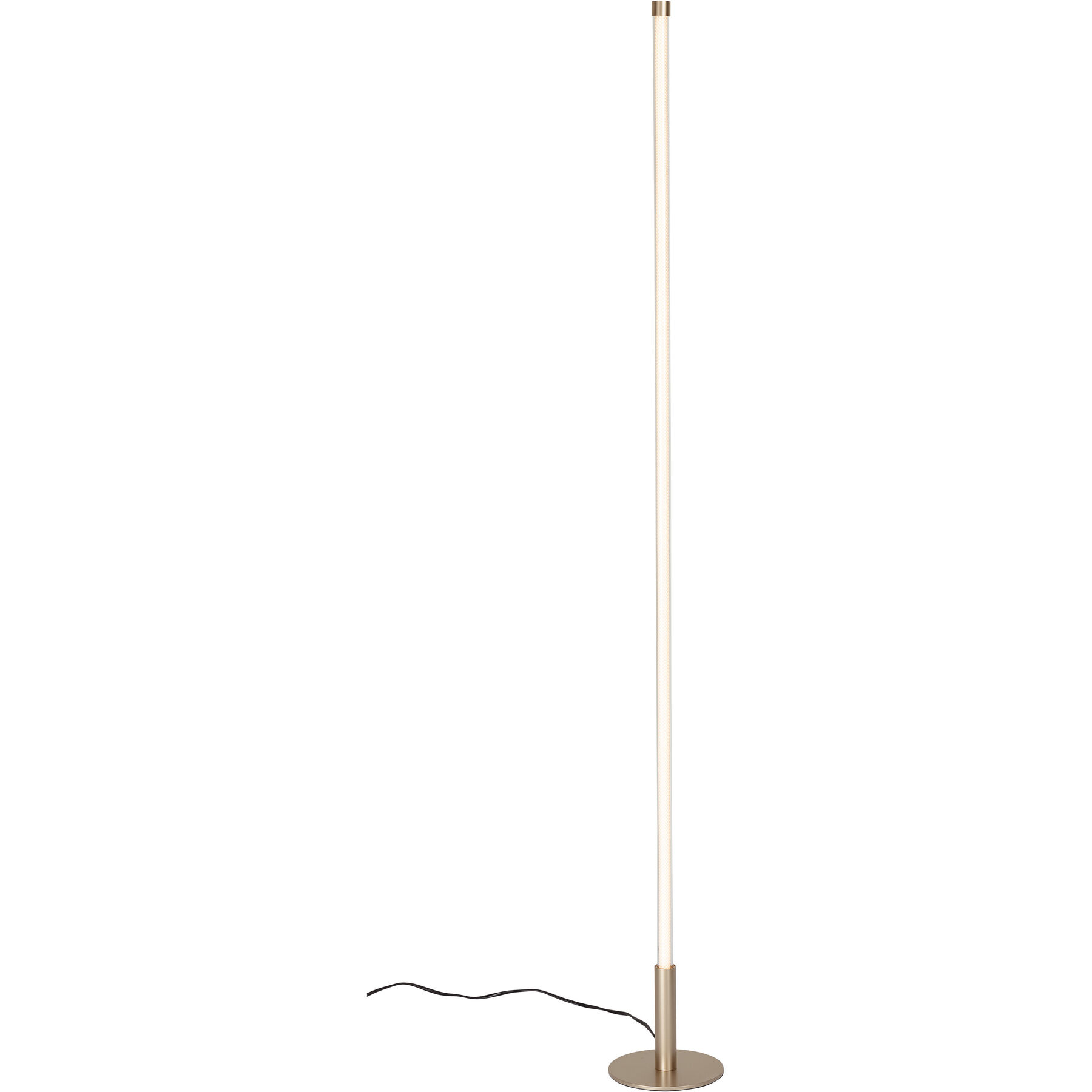 Stehlampe Castellana braun Metall/Kunststoff 1650 lm Dimmbar H 146.2 cm - LED - Lichtfarbe: Extra warmweiss - LED Energiesparlampen