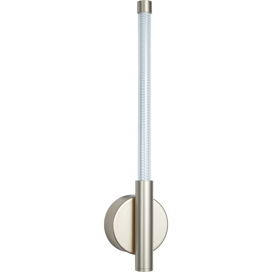 Wandlampe Castellana Braun Kunststoff/Metall 10 cm 45 cm - LED - Lichtfarbe: Extra warmweiss - Material: Metall/Kunststoff - Wandlampe- LED