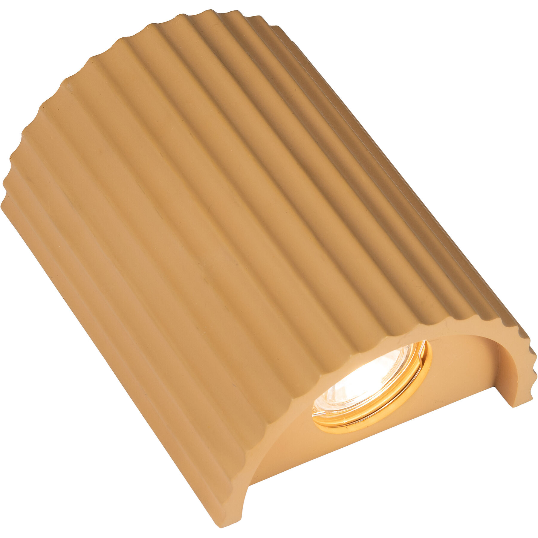 Wandlampe Enya ochre Gips B 14 cm - LED - LED Energiesparlampen