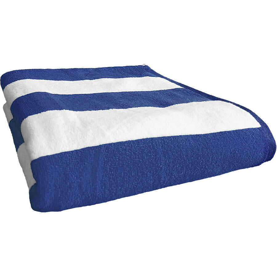 Strandtuch Lucia Blau/Weiss Baumwolle 80 cm 180 cm