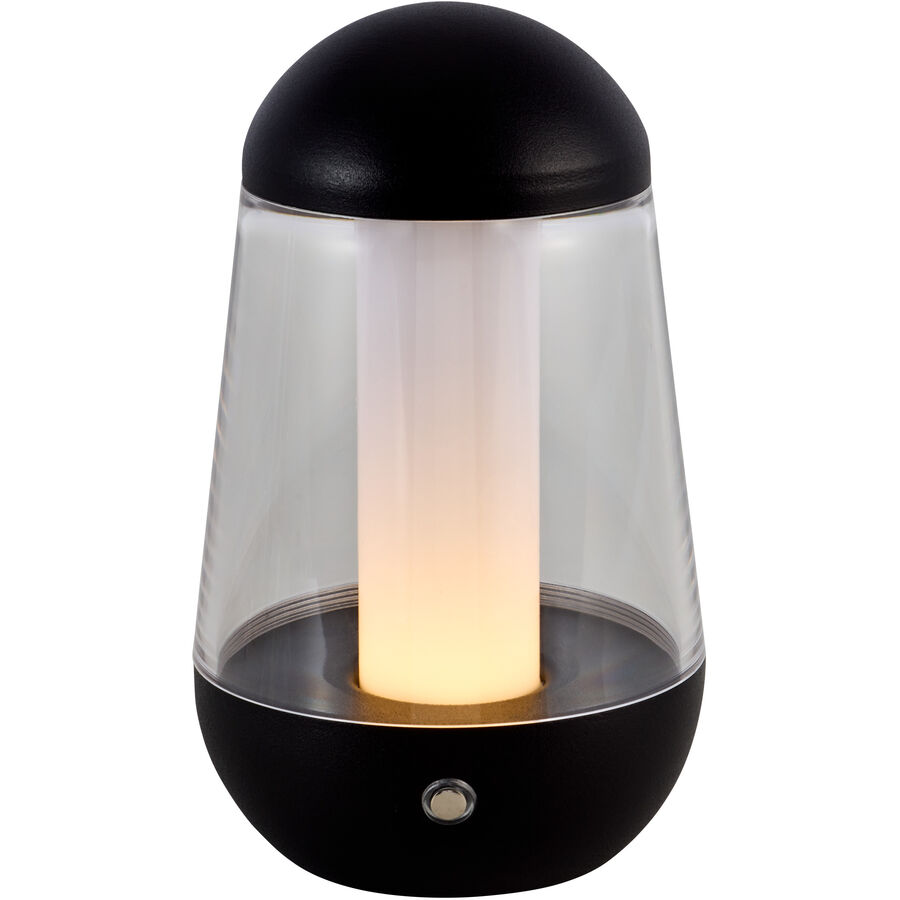 Tischlampe Kim Schwarz Aluminium 10 cm 17.5 cm