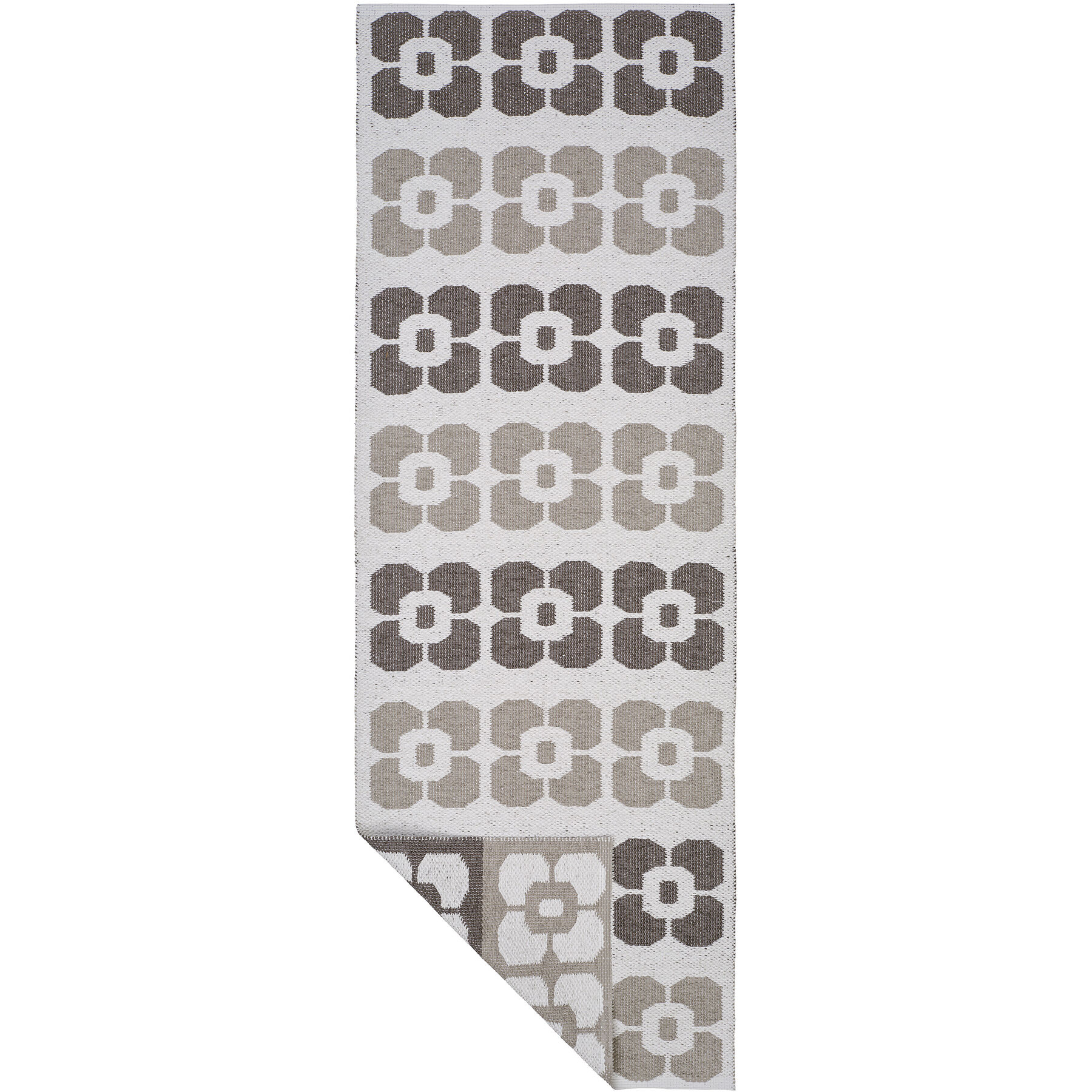 HORREDSMATTAN Outdoor-Teppich Florian sand Blumenmuster Polyester 70 x 50 cm