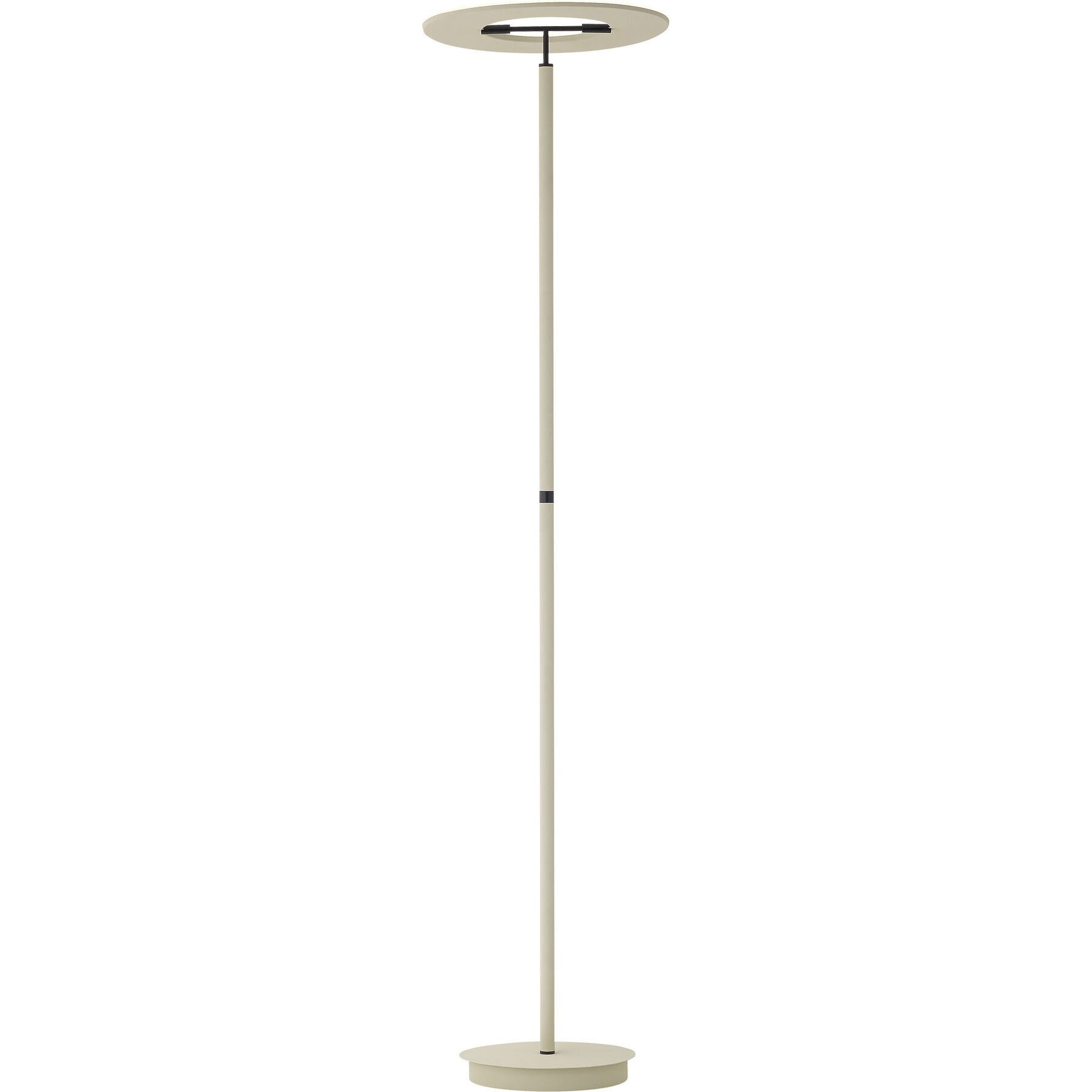 Stehlampe Monza sand Aluminium/Eisen 3600 lm H 180 cm - LED - Lichtfarbe: Extra warmweiss - LED Energiesparlampen