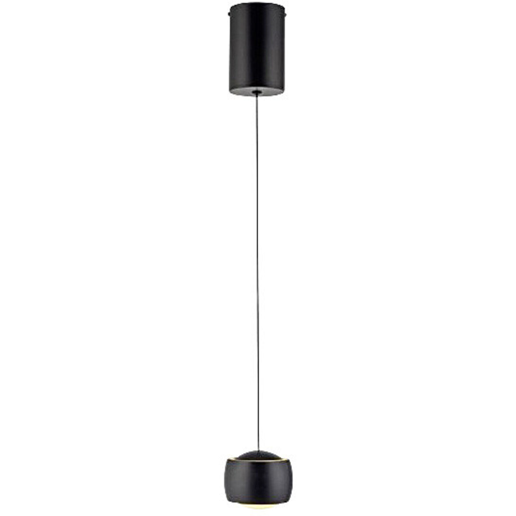 Pendellampe Pero schwarz Metall 800 lm B 10 cm - LED - Lichtfarbe: Warmweiss- LED Energiesparlampe