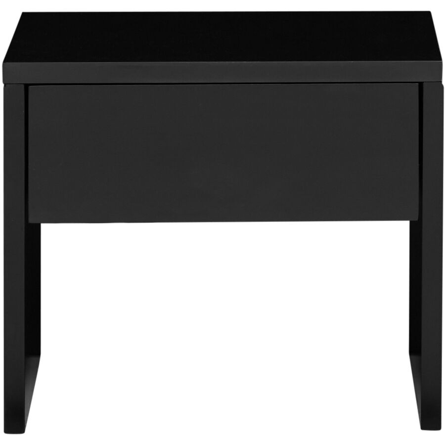 Nachttisch Josh Schwarz Holz 45 cm Softclose