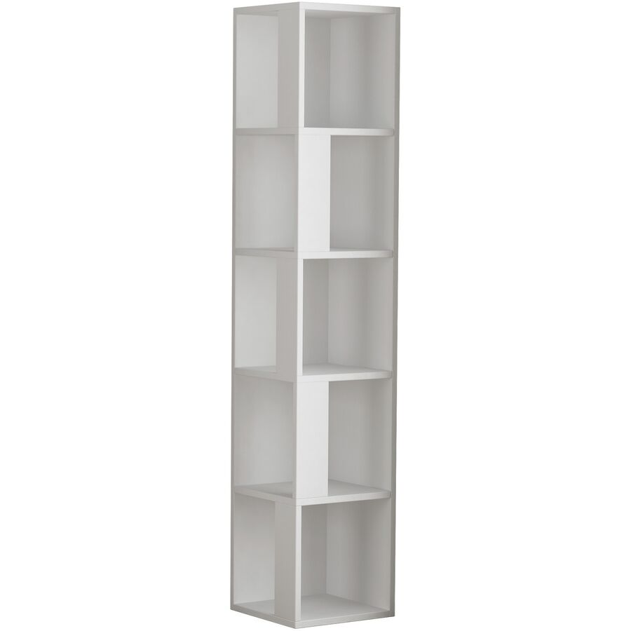 Scaffale per libri Yemek Bianco Materiale a base di legno/Plastica 172 cm 12 cm