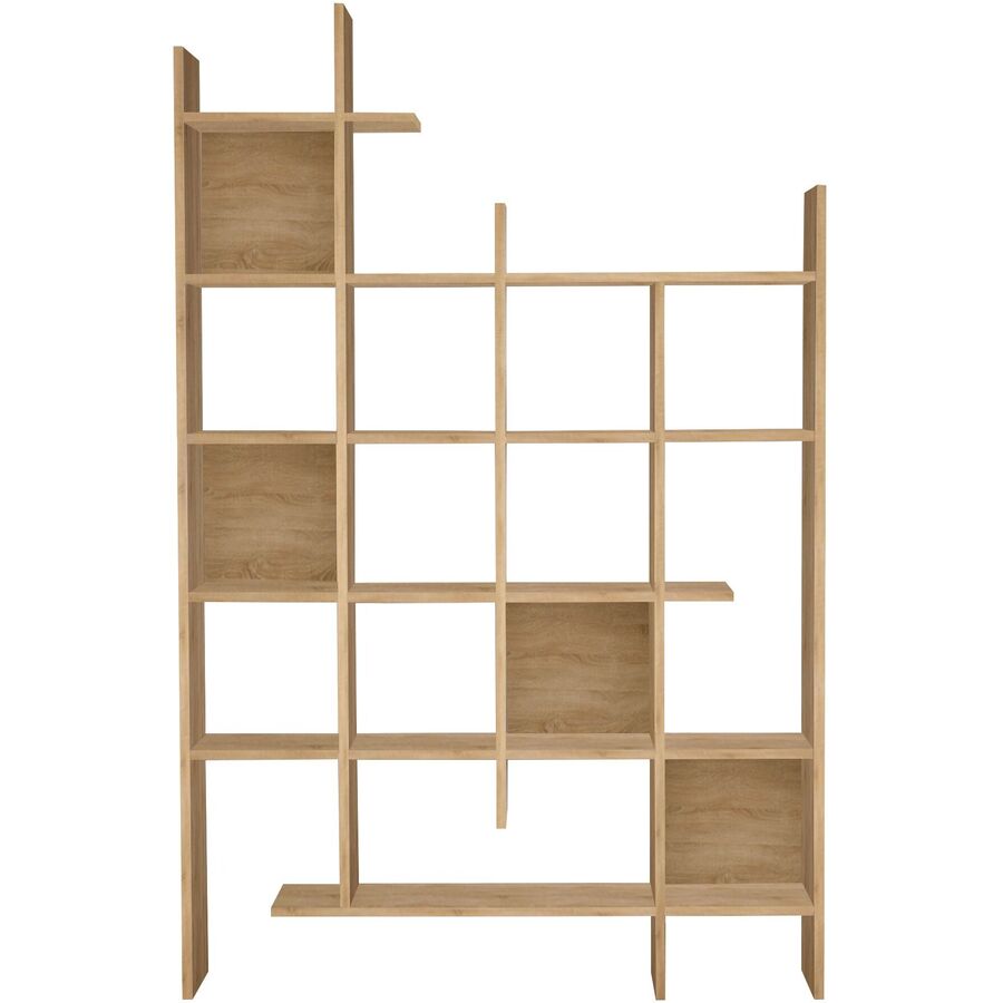 Scaffale per libri Yemek Marrone Materiale a base di legno/Plastica 190 cm 30 cm