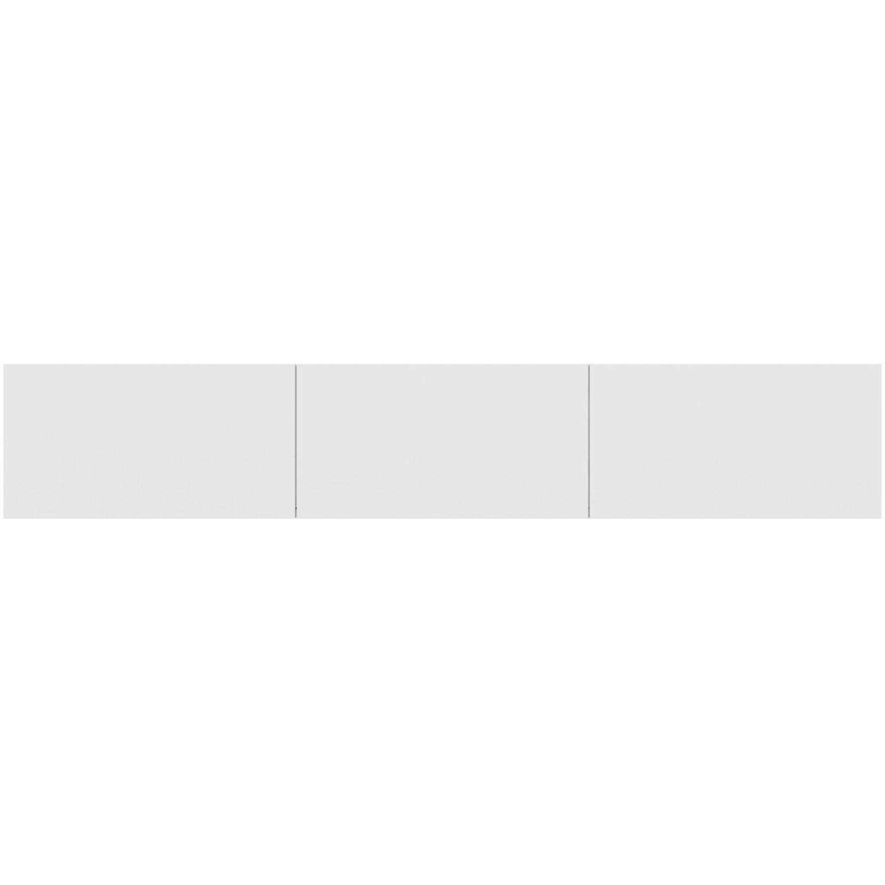 TV-Möbel Yasam weiss Holz B 150 cm - Material: Holzwerkstoff - TV-Möbel