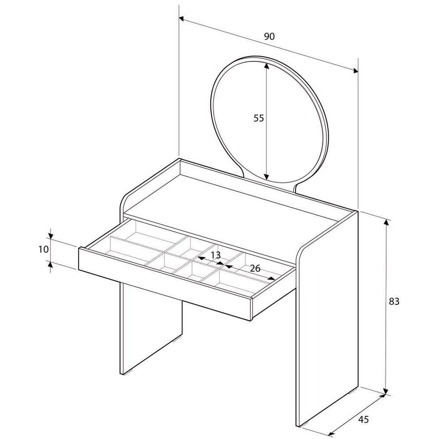 Livique Schminktisch Uyumak