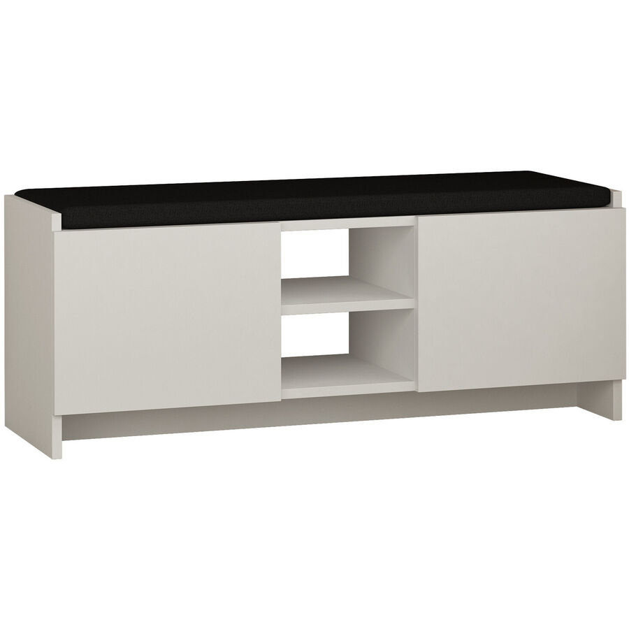 Armadio per scarpe Yemek Bianco Materiale a base di legno 143 cm 20 cm