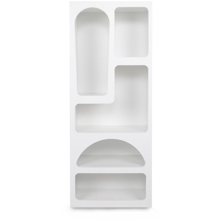 Scaffale per libri Yemek Bianco Materiale a base di legno/Plastica 69 cm 10 cm